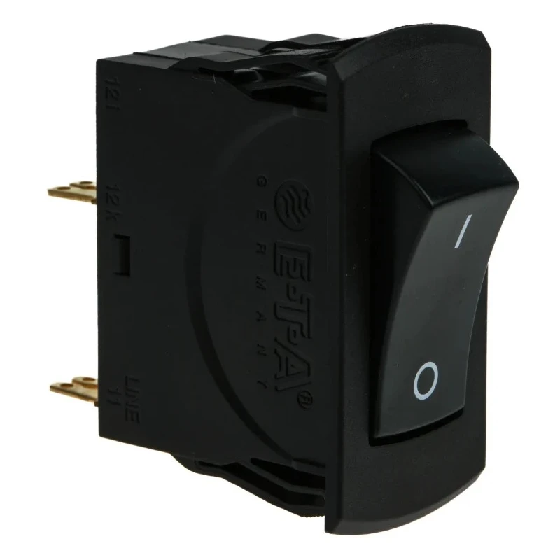 ETA Thermal Circuit Breaker 16A Current Rating 2-Pole Screw Mount Reset Rocker Actuator 3120-N521-H7T1-W01D-16A