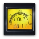 Trumeter Digital Panel Multifunction Meter APM-MAX-M23-PU-4B with 68 mm x 68 mm Cutout, LCD Display, 4-Digit, RGB Backlight