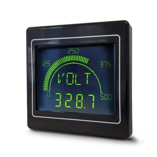 Trumeter APM-MAX LCD Digital Panel Multifunction Meter for Voltage, Frequency, Current, Power, 68 mm x 68 APM-MAX-M21-NU-4R
