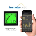 Trumeter APM-MAX LCD Digital Panel Multifunction Meter for Voltage, Frequency, Current, Power, 68 mm x 68 APM-MAX-M21-NU-4R