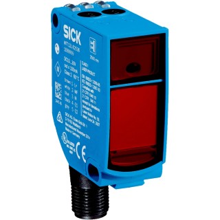 SICK Background Suppression Photoelectric Sensor, Block Sensor, 50 mm to 1.8 m Detection Range, NPN Output WTT12L-B2548