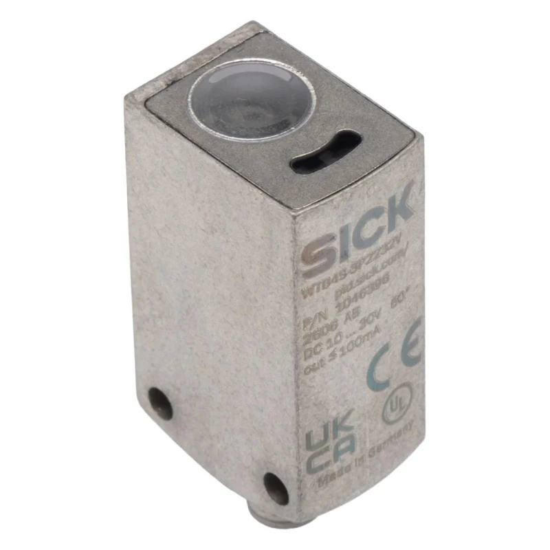 SICK Background Suppression Photoelectric Sensor, Block Sensor, 4 mm to 120 mm Detection Range, PNP Output WTB4S-3P2232V