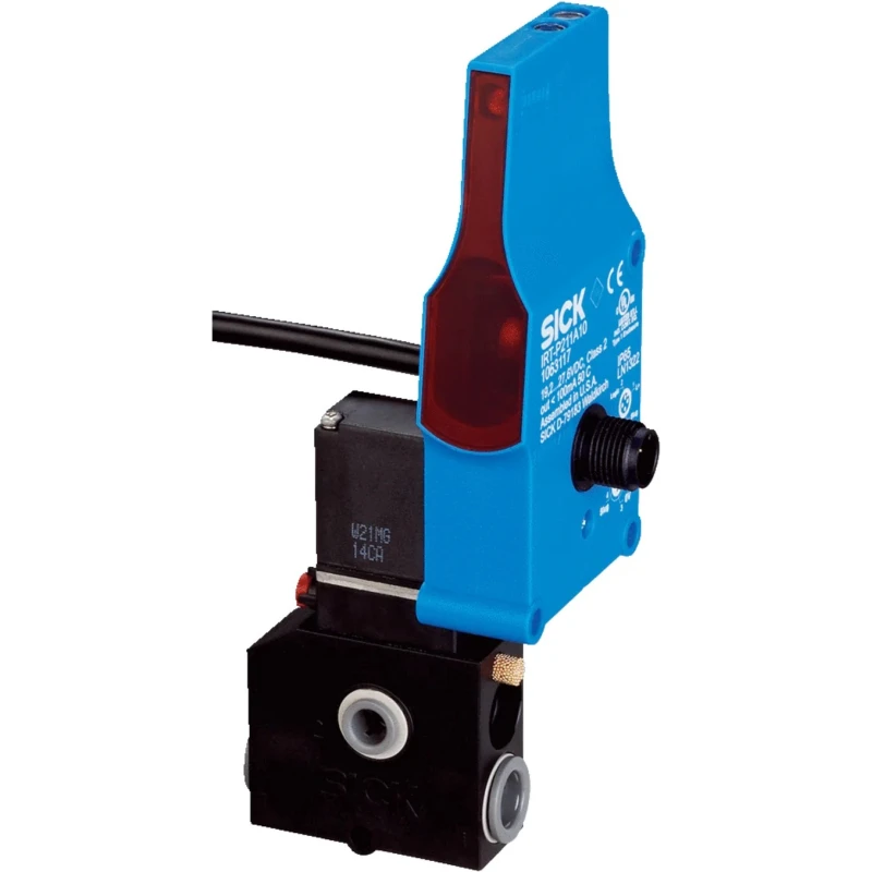 SICK Background Suppression Photoelectric Sensor Block Sensor Output PNP IP65 Detection Range 60 mm to 900 mm IRT-P211E40