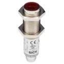 SICK Background Suppression Photoelectric Sensor, Barrel Style, Red Light, 1 mm to 140 mm Detection Range VTF180-2P42412