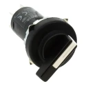 Idec Selector Switch 22 mm Cutout Diameter 2 Positions 1 NO/1 NC Maintained Momentary IP66 MW1S-2L2