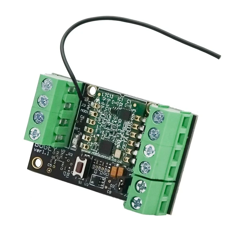 RF Solutions RF Transmitter FM 433 MHz 16V dc BOGEYBOARD-R4T4
