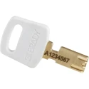Brady White Nylon Plastic Safety Lockout Padlock 6.35 mm Shackle Diameter Model 150267