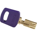 Brady Purple Nylon and Steel Padlock with 6.35 mm Shackle Diameter, 76.2 mm Shackle Length 150233