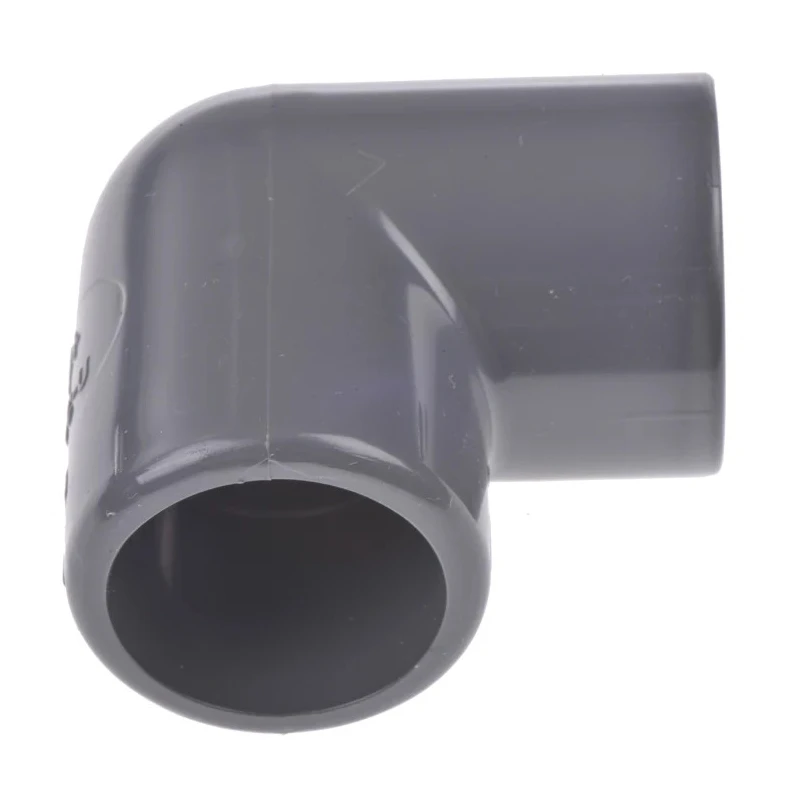 Georg Fischer Plastic Pipe Fitting 90° Push-in Female Elbow 1/2 in PVC-U Grey 30mm 721101106