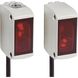 SICK Through Beam Photoelectric Sensor, Block Sensor, 0 to 14.5 m Detection Range, PNP Output, Stainless Steel GSE6-F7311V