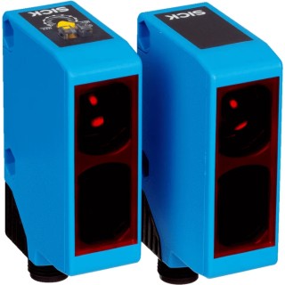 SICK Through Beam Photoelectric Sensor, Block Sensor, 0 to 50 m Detection Range, NPN Output, IP67 Rated WSE250-2N2431