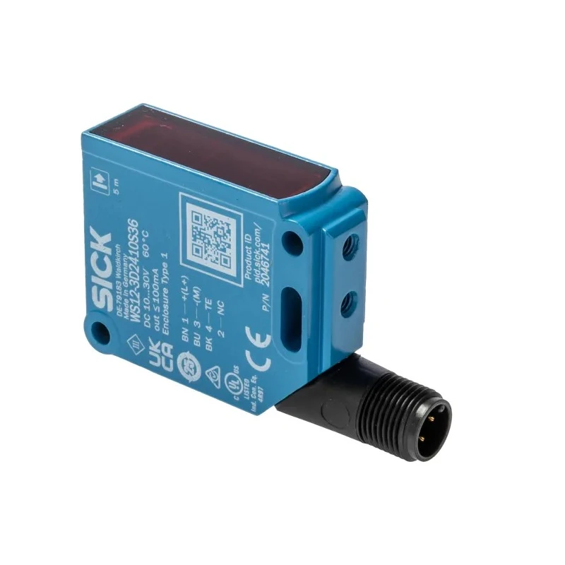 SICK Through Beam Photoelectric Sensor Block Style 0 to 5 m Detection Range, PNP Output, Metal Housing, IP66 WSE12-3P2411S36