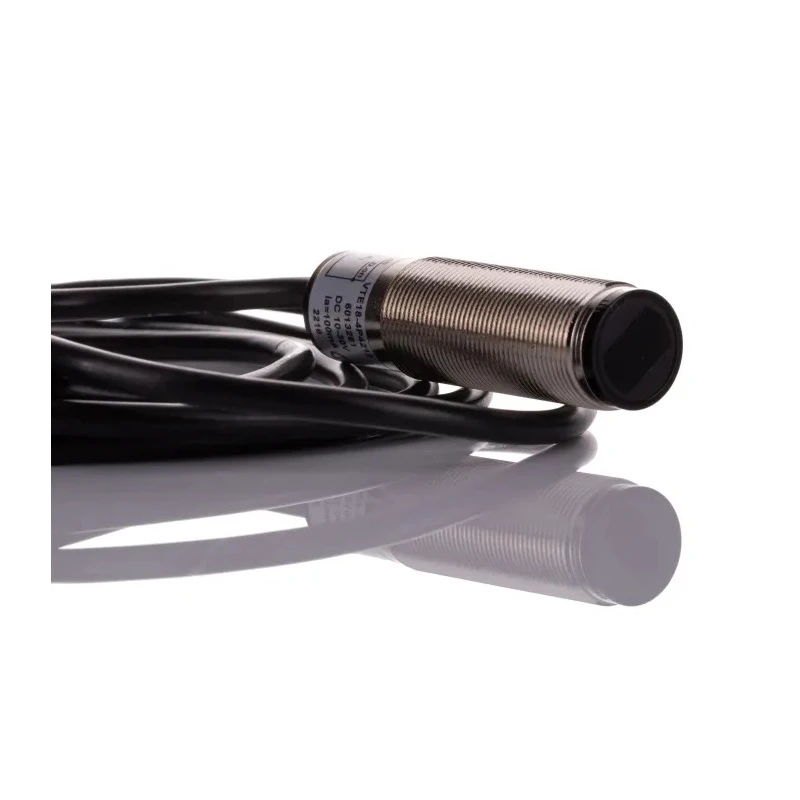 SICK Energetic Photoelectric Sensor, Barrel Style, 5 mm to 400 mm Detection Range, PNP Output, IP67 Rated VTE18-4P4212