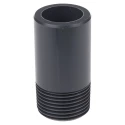 Georg Fischer Plastic Pipe Fitting Straight Threaded R Nipple 1 in 721913908