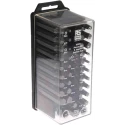 RS PRO 45-Piece 1/2 in, 3/8 in Standard Socket Set Chrome Vanadium Steel 213-1011