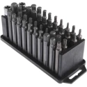 RS PRO 45-Piece 1/2 in, 3/8 in Standard Socket Set Chrome Vanadium Steel 213-1011