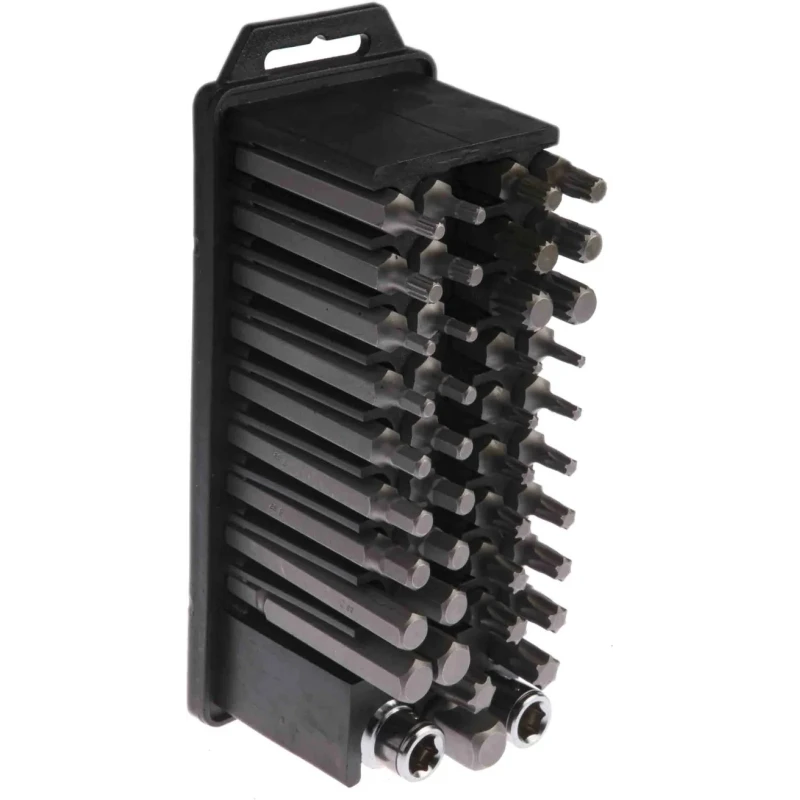 RS PRO 45-Piece 1/2 in, 3/8 in Standard Socket Set Chrome Vanadium Steel 213-1011
