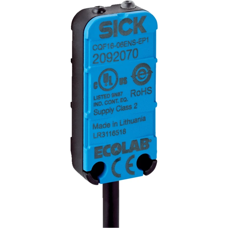 SICK Block Capacitive Proximity Sensor 6 mm Detection Range PNP Output 100mA 30 V dc CQF16-06EPOEP1