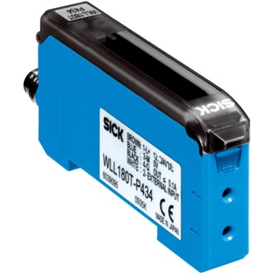 SICK Plastic and Glass Fibre Optic Sensor with PNP Output, IP50, 24V DC WLL180T-F634