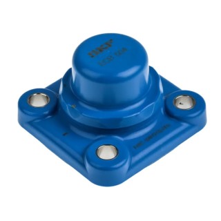 SKF Stainless Steel 4 Hole Flange Bearing Unit 20 mm ID, Set Screw Locking, SKF Food Line Series F4BC 20M-CPSS-DFH