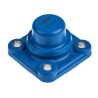 SKF Stainless Steel 4 Hole Flange Bearing Unit 20 mm ID, Set Screw Locking, SKF Food Line Series F4BC 20M-CPSS-DFH