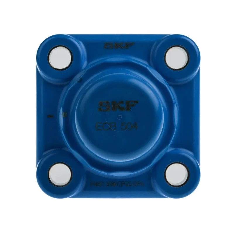 SKF Stainless Steel 4 Hole Flange Bearing Unit 20 mm ID, Set Screw Locking, SKF Food Line Series F4BC 20M-CPSS-DFH