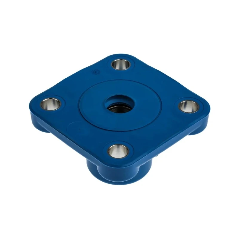 SKF Stainless Steel 4 Hole Flange Bearing Unit 20 mm ID, Set Screw Locking, SKF Food Line Series F4BC 20M-CPSS-DFH