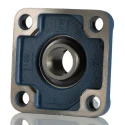 SKF Flange Bearing Unit Square Housing 4 Mount Holes 25 mm Inside Diameter Steel FYJ 25 TF