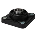 SKF Flange Bearing Unit Composite Body 25 mm Inside Diameter 4 Hole Cylindrical Bore FYK 25 TF