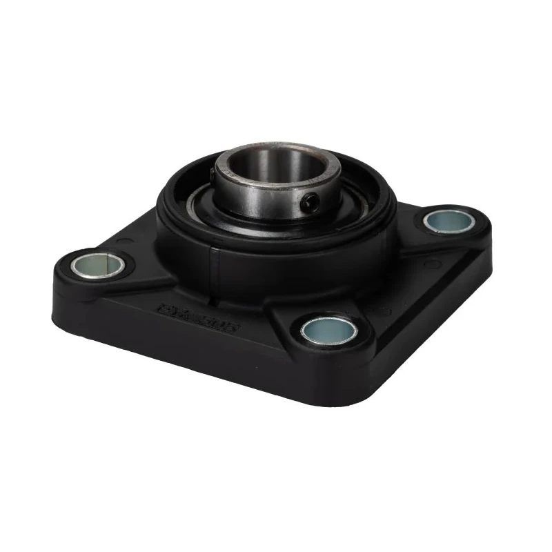 SKF Flange Bearing Unit Composite Body 25 mm Inside Diameter 4 Hole Cylindrical Bore FYK 25 TF