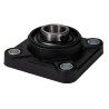 SKF Flange Bearing Unit Composite Body 25 mm Inside Diameter 4 Hole Cylindrical Bore FYK 25 TF