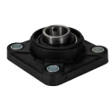 SKF Flange Bearing Unit Composite Body 25 mm Inside Diameter 4 Hole Cylindrical Bore FYK 25 TF