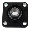SKF Flange Bearing Unit Composite Body 25 mm Inside Diameter 4 Hole Cylindrical Bore FYK 25 TF
