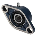 SKF Flange Bearing Unit, Cast Iron, 20 mm Inside Diameter, 2 Hole Cylindrical Bore, Set Screw Locking, 112mm FYTB 20 TR