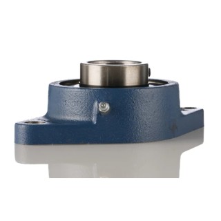 SKF Flange Bearing Unit 40 mm Inside Diameter Cast Iron Material 171.5mm Length FYTB 40 TF
