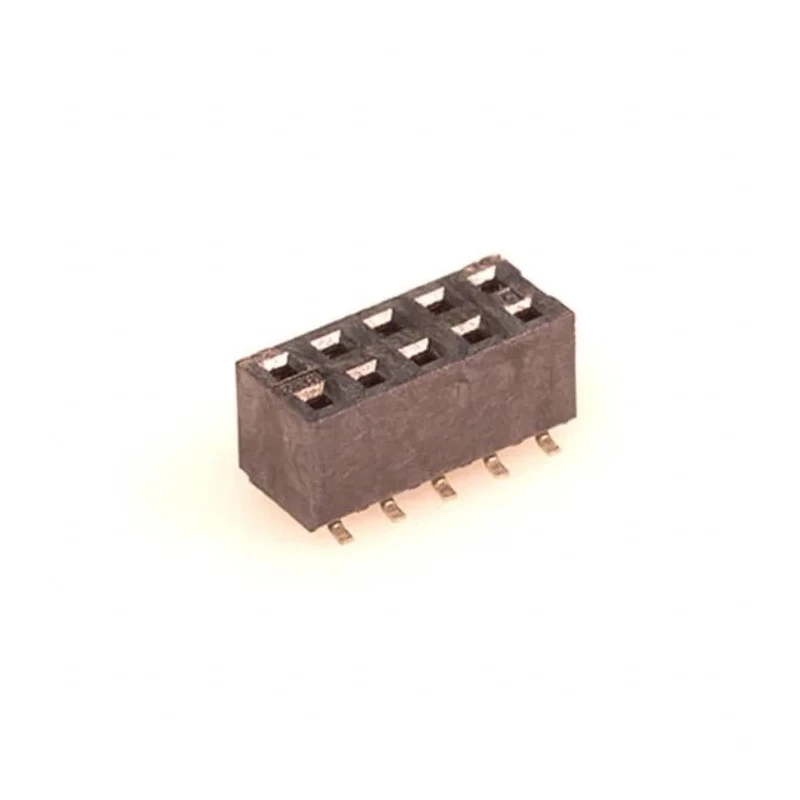Molex 79109 Series Vertical Surface PCB Connector, 10-Contact, 2 Row, 2 mm Pitch, 125V, 1A, Solder Termination 791091004