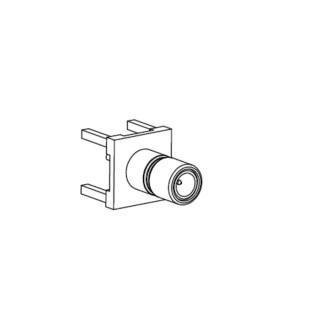 Molex 73404 Series Coaxial Connector Through Hole Female SMB 75 Ω 4GHz Straight Body 734043010