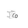 Molex 73404 Series Coaxial Connector Through Hole Female SMB 75 Ω 4GHz Straight Body 734043010
