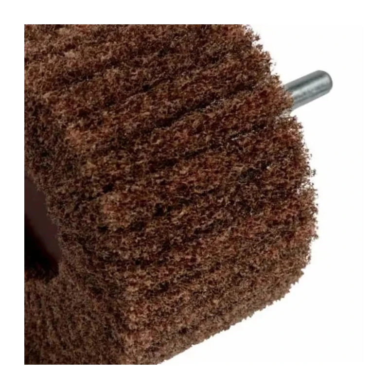 3M Nylon Abrasive Brush 75 mm Diameter Shaft Mounting 6mm Shank ISO 9002 FF-ZS GROS