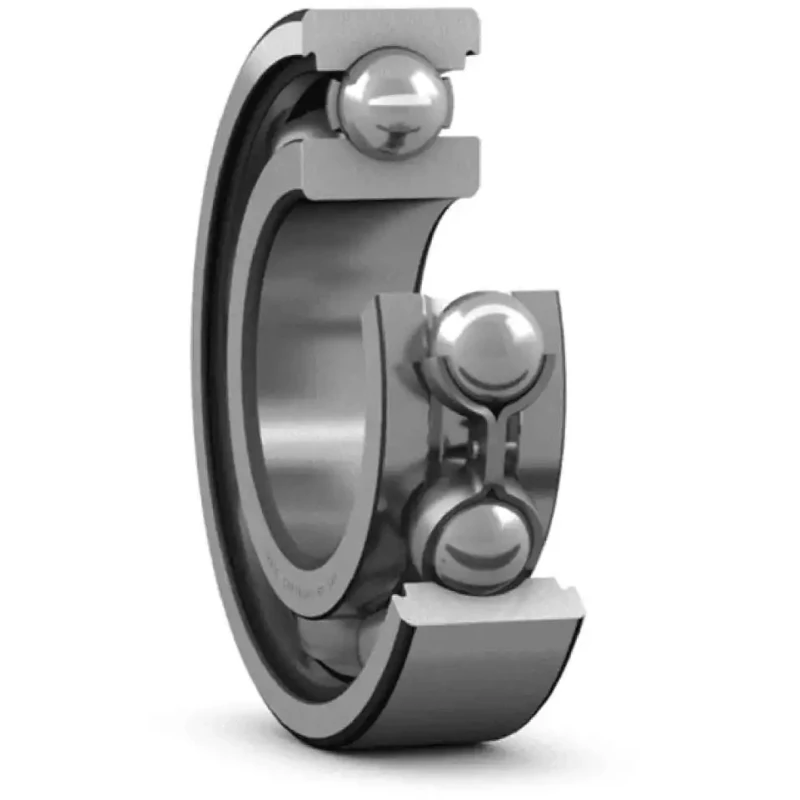 SKF Single Row Deep Groove Ball Bearing 70 mm ID, 125 mm OD, 24 mm Race Width, Sheet Metal Cage, Steel Balls 6214/C3