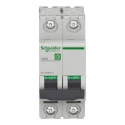 Schneider Electric Multi9 C60N Miniature Circuit Breaker, 2-Pole, 6A, Type C, 240V AC, 125V DC, 10kA Breaking Capacity 