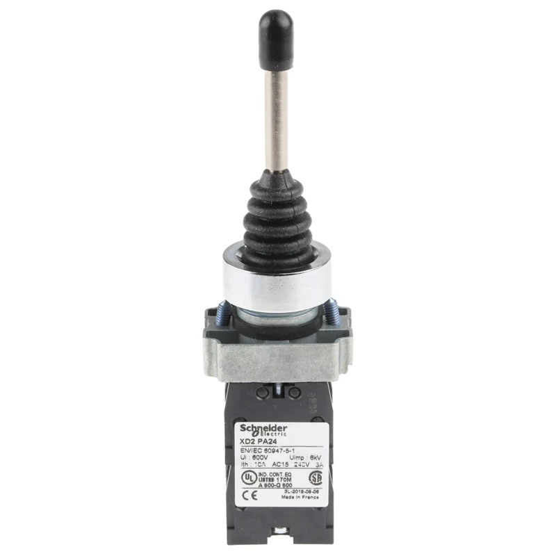 Schneider Electric Harmony XD2 4-Axis Joystick Lever Slow Break IP65 230 V AC 3A XD2PA24