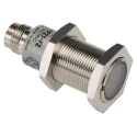 Omron Retroreflective Photoelectric Sensor, Barrel Style, 4 m Detection Range, PNP Output, IP69K/IP67 Rated E3FB-RP21-F2
