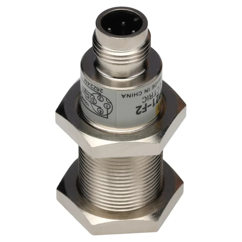 Omron Retroreflective Photoelectric Sensor, Barrel Style, 4 m Detection Range, PNP Output, IP69K/IP67 Rated E3FB-RP21-F2