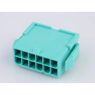 Molex 8 Way 2 Row Straight Male Connector Housing 4.2 mm Pitch Nylon Panel Mount 46993-0830