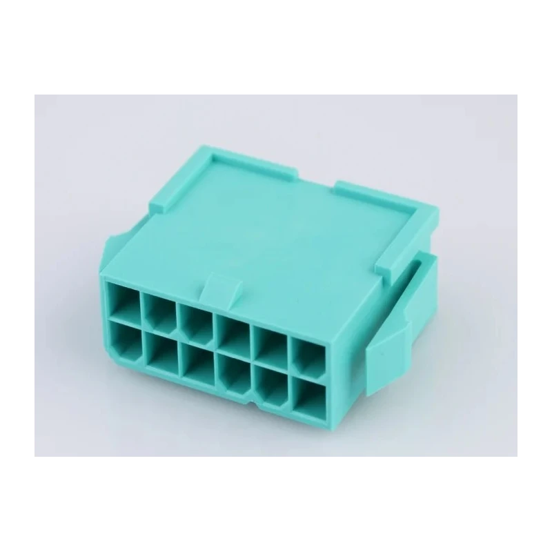 Molex 8 Way 2 Row Straight Male Connector Housing 4.2 mm Pitch Nylon Panel Mount 46993-0830