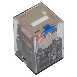 Omron Non-Latching Relay, 110V DC Coil, 10A Switching Current, DPDT, Plug-In Terminal MKS2PI 110VDC