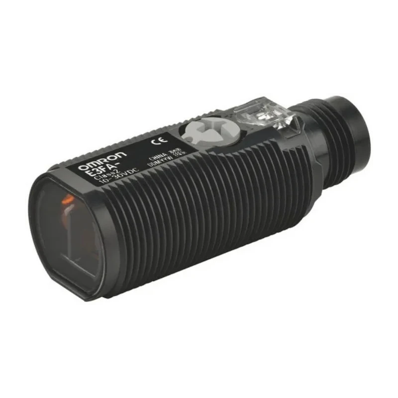 Omron Diffuse Photoelectric Sensor Barrel Style 300 mm Detection Range PNP Output IP67 IP69K E3FA-DP25