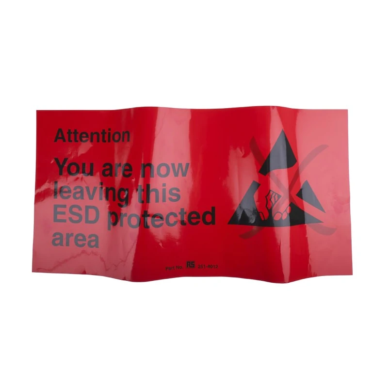 RS PRO Safety Poster Vinyl English 300mm x 600mm 251-4012