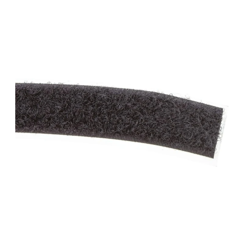 Velcro Black Loop Tape 20mm Width x 5m Length Polyamide Material RoHS Compliant EB01020330114309
